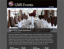 Tablet Screenshot of gmsevents.com